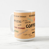 Mug Mots de café (Devant gauche)
