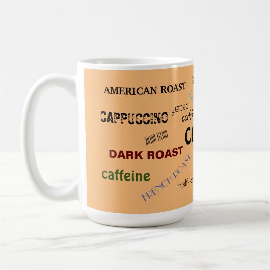 Mug Mots de café (Gauche)