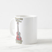 Mug mots de guitare positifs pour les amateurs de guit (Devant gauche)