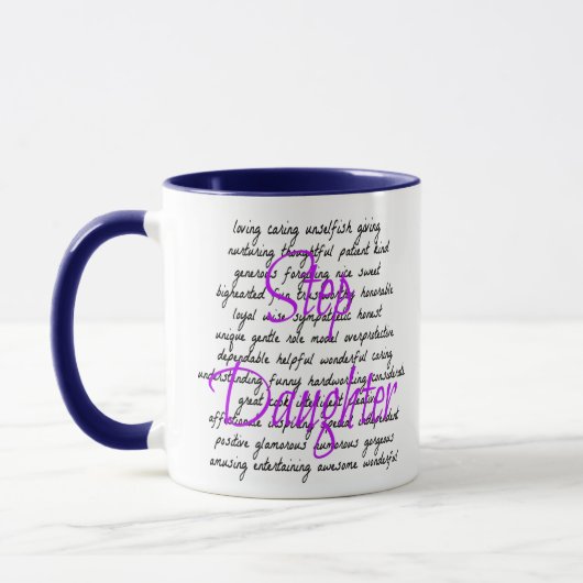 Mug Mots de la fille pas (Gauche)