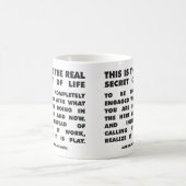 Mug Mots de motivation - secret de la vie - Alan Watts (Centre)