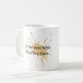 Mug Mots d'inspiration esthétique design personnel. (Devant gauche)