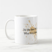 Mug Mots d'inspiration esthétique design personnel. (Gauche)