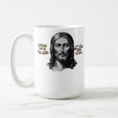 Mug Mots divins : Jésus sculpté dans l'art (Gauche)