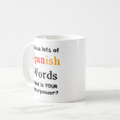 Mug mots espagnols (Devant gauche)