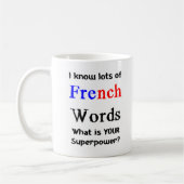 Mug mots français (Gauche)