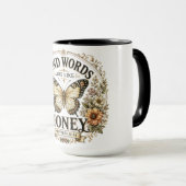 Mug Mots gentils inspirants (Devant droit)