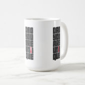 Mug Mots Papa Tu Es Unique (Devant droit)