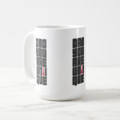 Mug Mots Papa Tu Es Unique (Devant gauche)