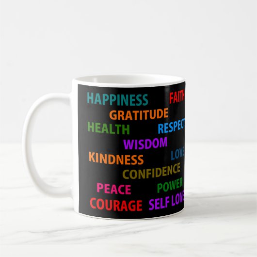 Mug Mots positifs (Gauche)