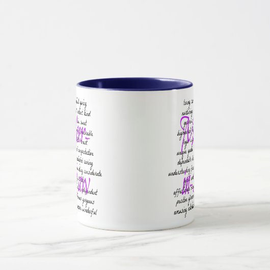 Mug Mots pour belle-mère (Centre)