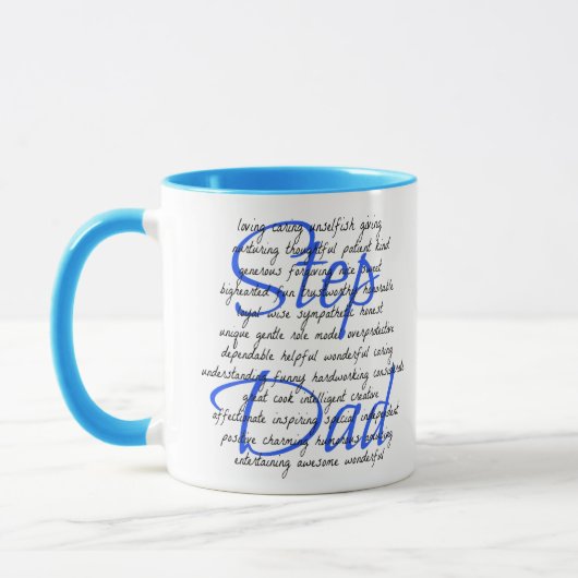 Mug Mots pour Étape Papa (Gauche)