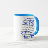 Mug Mots pour Étape Papa (Devant droit)