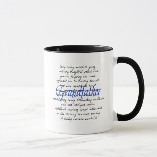 Mug Mots pour grand-père (Droite)