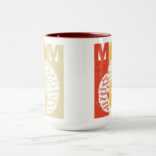 Mug Mots pour Maman Silhouette (Centre)