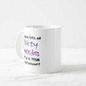 Mug mots sales (Devant gauche)