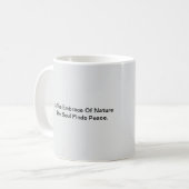 Mug Mots Simples Et Sens Esthétiques. (Devant gauche)