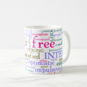Mug Mots stimulants (Devant droit)