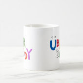 Mug Mots superbes d'art d'amusement de bon père de (Centre)