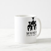 Mug Mots triples de menace de MOLON LABE (Devant droit)
