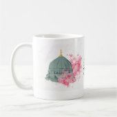 Mug Moubarak vert Dome Aïd rose (Gauche)