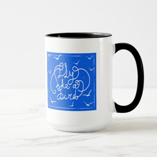 Mug Mouche comme un oiseau (Droite)