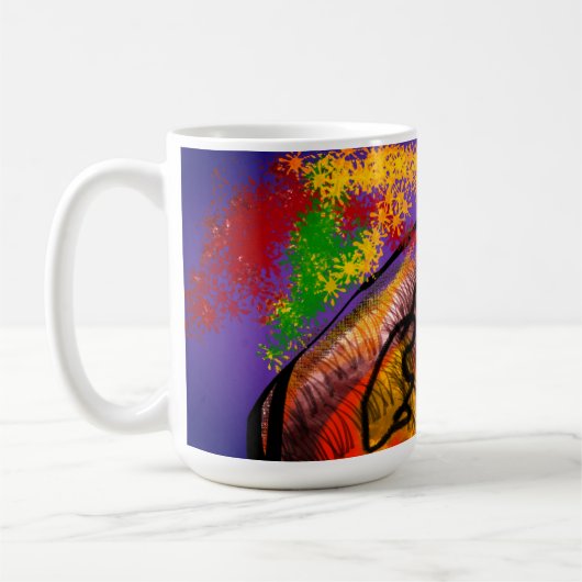 Mug Mouche d'automne du hibou (Gauche)