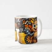 Mug Mouche drôle et corky (Devant droit)