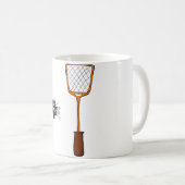 Mug Mouche Écrasée et Blague d'Insecte Mort Humour (Devant droit)