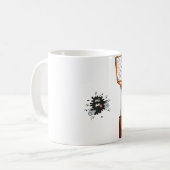 Mug Mouche Écrasée et Blague d'Insecte Mort Humour (Devant gauche)