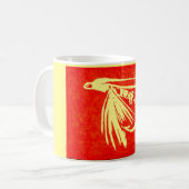 Mug Mouche mouillée classique midge truite mouche mouc (Devant gauche)