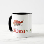 Mug Mouches humoristiques, pêche à la mouche (Devant gauche)