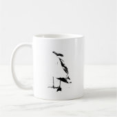 Mug Mouette à l'encre noire d'ensemble (Gauche)