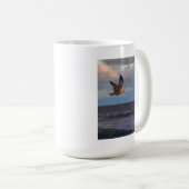 Mug Mouette au coucher du soleil (Devant droit)