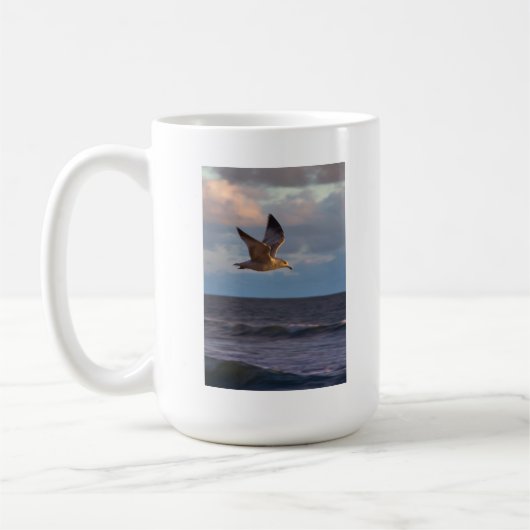 Mug Mouette au coucher du soleil (Gauche)