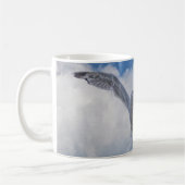 Mug Mouette de mer volante et nuages (Gauche)