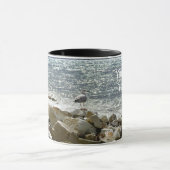 Mug mouette et surf marin (Centre)