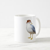 Mug Mouette portant de la Musique (Devant droit)