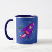 Mug Mouette rose fusée (Gauche)