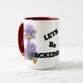 Mug Mouette rouge Wackadoodle (Devant gauche)