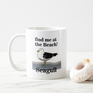 Mug Mouette Trouvez-Moi À La Plage Maison De Plage Drô