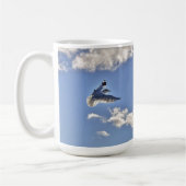 Mug Mouette volante et nuages Faune Oiseaux cadeau (Gauche)