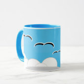 Mug - Mouettes au-dessus des nuages (Devant gauche)