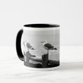 Mug Mouettes élégantes (Devant gauche)