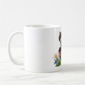 Mug Moufette avec des fleurs (Gauche)