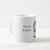 Mug Moufle Grise Vœux Chaleureux (Devant gauche)