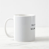 Mug Moufle Grise Vœux Chaleureux (Gauche)