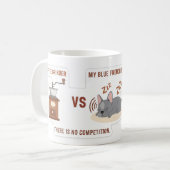 Mug Moulin à café vs Mon Frenchie (Devant gauche)