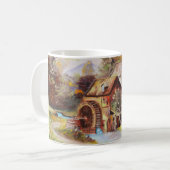 Mug Moulin à eau et rivière (Devant gauche)