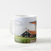 Mug Moulin à vent de Zaanse Schans aquarelle néerlanda (Devant gauche)